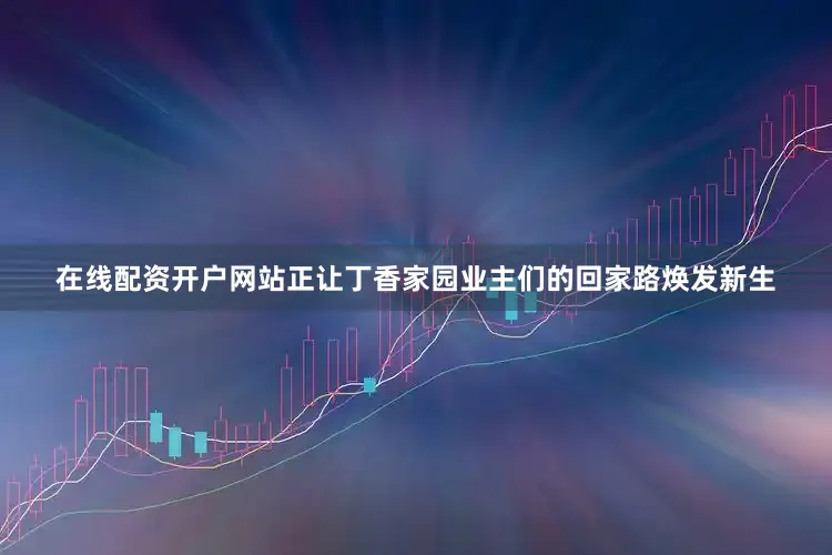 在线配资开户网站正让丁香家园业主们的回家路焕发新生