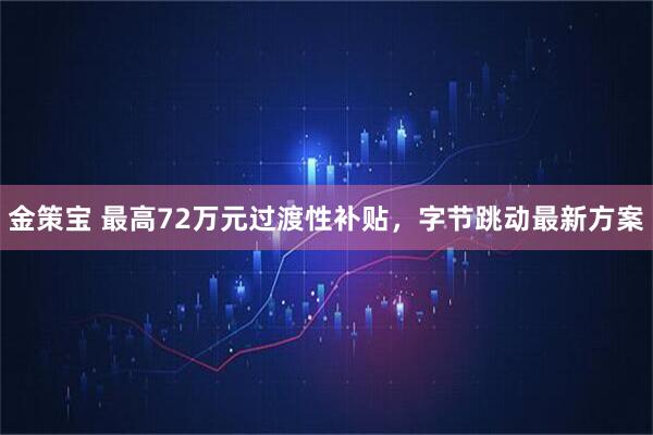 金策宝 最高72万元过渡性补贴，字节跳动最新方案