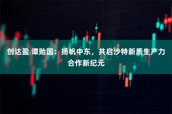 创达盈 谭贻国：扬帆中东，共启沙特新质生产力合作新纪元